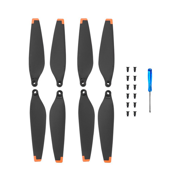 EWB9632 Two Pairs RC Drone Propellers Replacement Parts for DJI Mini 3 RC Quadcopter - Orange