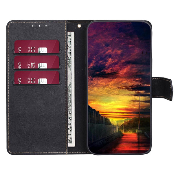 For Xiaomi Poco M4 Pro 5G/Redmi Note 11 5G (China) (MediaTek) Anti-drop Phone Cover Waterproof Magnetic Closure PU Leather Cover Foldable Stand RFID Blocking Phone Wallet Case - Black
