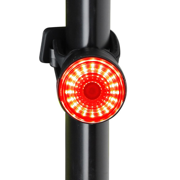 WEST BIKING Bicycle Smart Taillight Brake Sensing Bike Rear Light USB Rechargeable Tail Light - Seatpost Mount