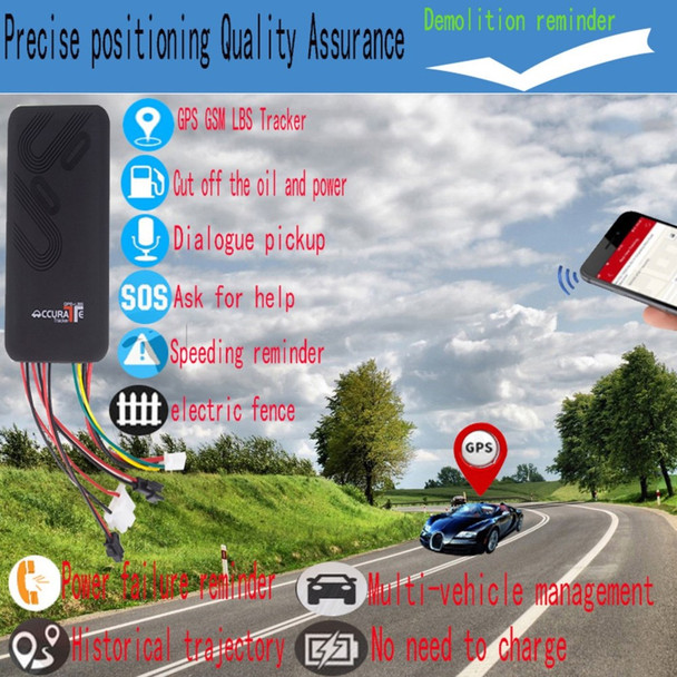 Car GPS Tracker Real Time GPS GSM GPRS SMS Tracker Motorcycle Car Bike Antitheft GPS Tracking Device for Vehicle Car with Alarm System