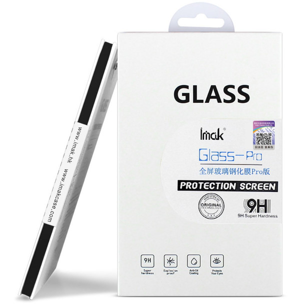 IMAK Pro+ Series for vivo S15e 5G Ultra Clear Tempered Glass Film Full Covering Full Glue Shatterproof Screen Protector