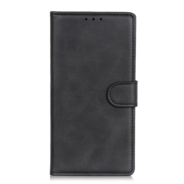 Premium Magnetic Closure Stand Function Folio PU Leather Wallet Flip Cover Inner Soft TPU Case for OnePlus Nord 2 5G - Black