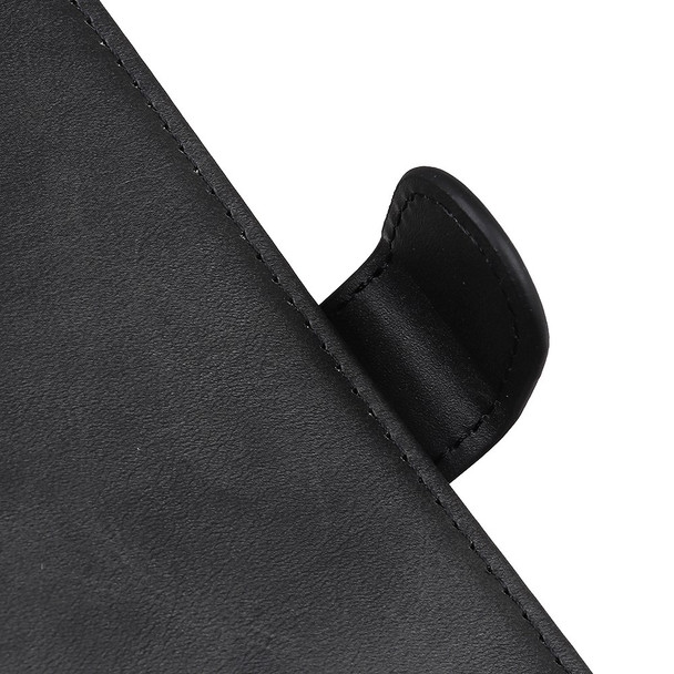 Premium Magnetic Closure Stand Function Folio PU Leather Wallet Flip Cover Inner Soft TPU Case for OnePlus Nord 2 5G - Black