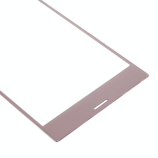 Front Screen Outer Glass Lens for Sony Xperia XZ(Rose Gold)