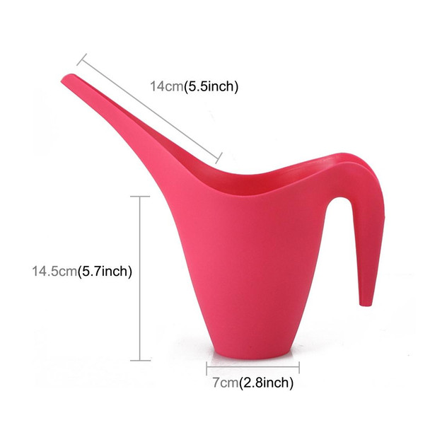 Long Mouth Watering Pot Plastic Sprinkler Pouring Pots,Capacity: 1.0L,Random Color Delivery