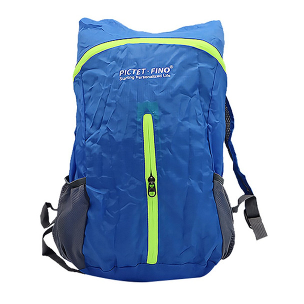 PICTET.FINO RH28 Foldable Breathable Outdoor Backpack Waterproof Travel Sackpack - Blue