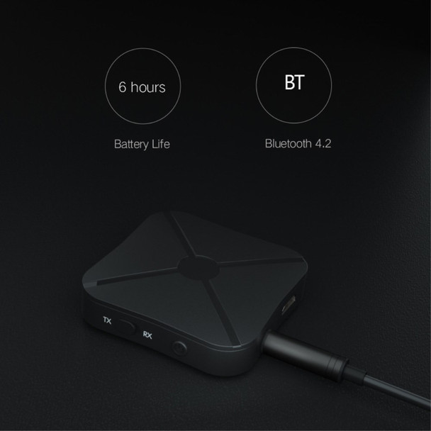 KN319 2 in 1 Bluetooth Receiver Transmitter 3.5mm AUX Bluetooth Audio Adapter TV Computer Audio Wireless Receiver