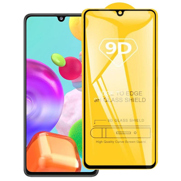 Galaxy A41 9D Full Glue Full Screen Tempered Glass Film