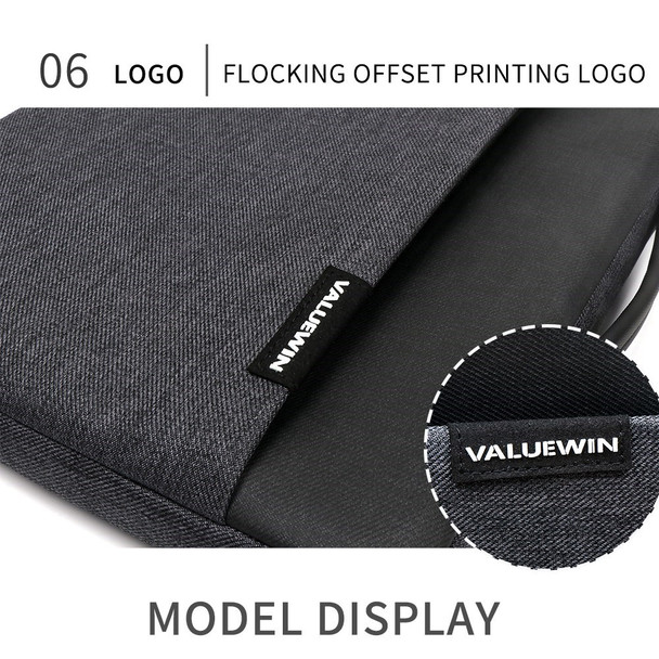 VALUEWIN VL027 14.2'' Notebook Computer Bag Soft Lining Water-repellent Laptop Sleeve Protection Case