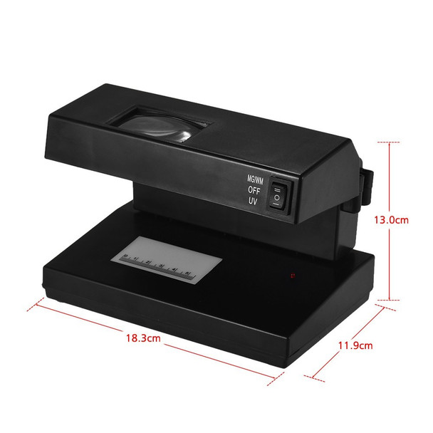 Money Counter Machine UV and Watermark Counterfeit Bill Detector for USD EURO POUND - EU Plug