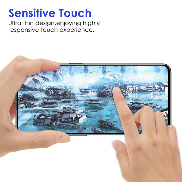 For vivo iQOO 10 5G Anti-explosion AGC Glass Screen Protector Full Coverage Full Glue Black Edge Tempered Glass Guard Film