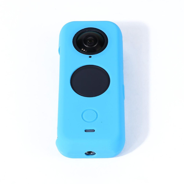 Full Body Dust-proof Silicone Protective Case for Insta360 ONE X2 (Blue)