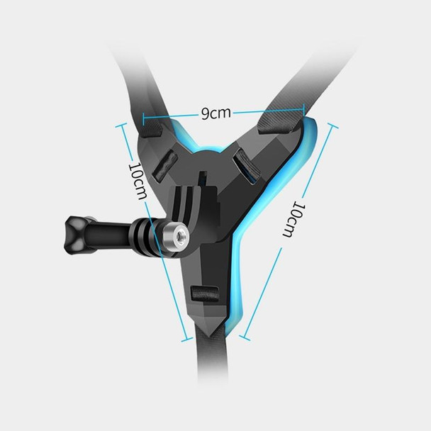 Helmet Belt Mount +  Phone Clamp Mount for GoPro HERO7 /6 /5 /5 Session /4 Session /4 /3+ /3 /2 /1, Xiaoyi and Other Action Cameras