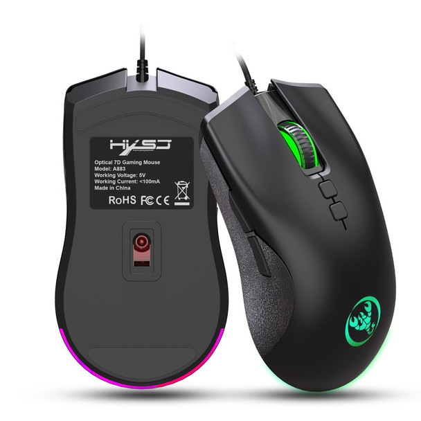 HXSJ P6 Keyboard Mouse Converter + V100 One Handed Gaming Keyboard + A883 USB Wired Gaming Mouse