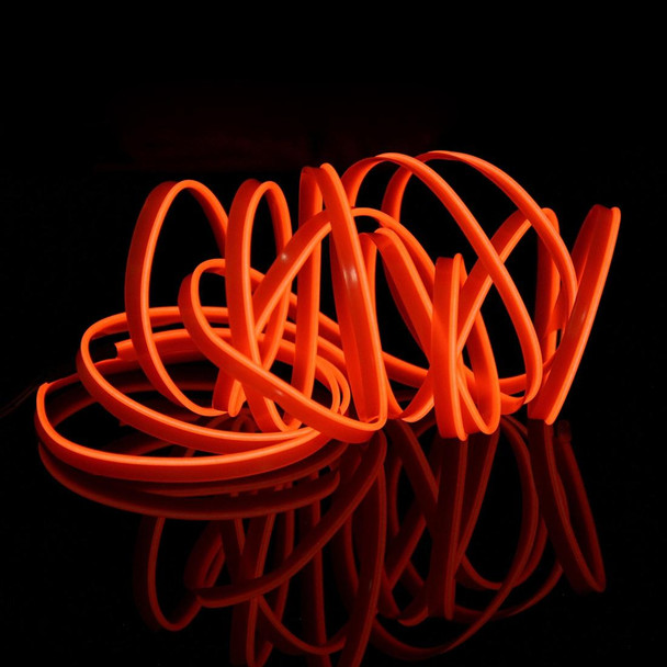 4m Cold Light Flexible LED Strip Light - Car Decoration(Orange Light)