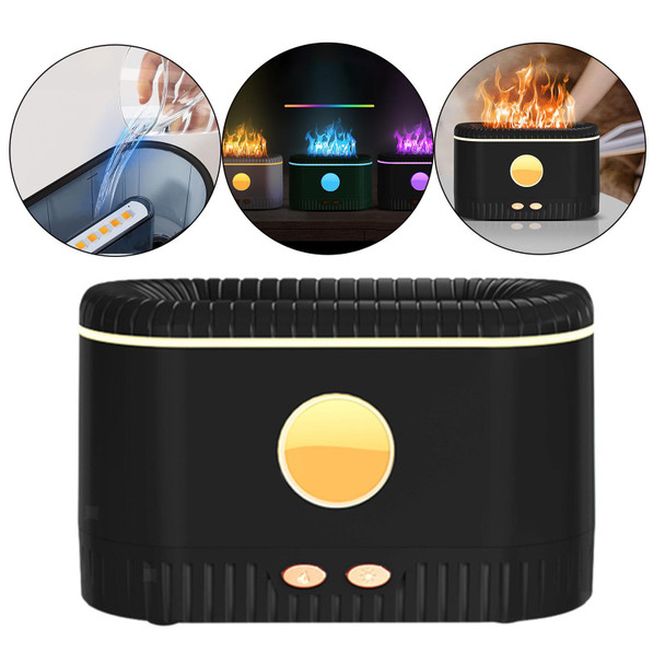 Aroma Diffuser With Flame Light