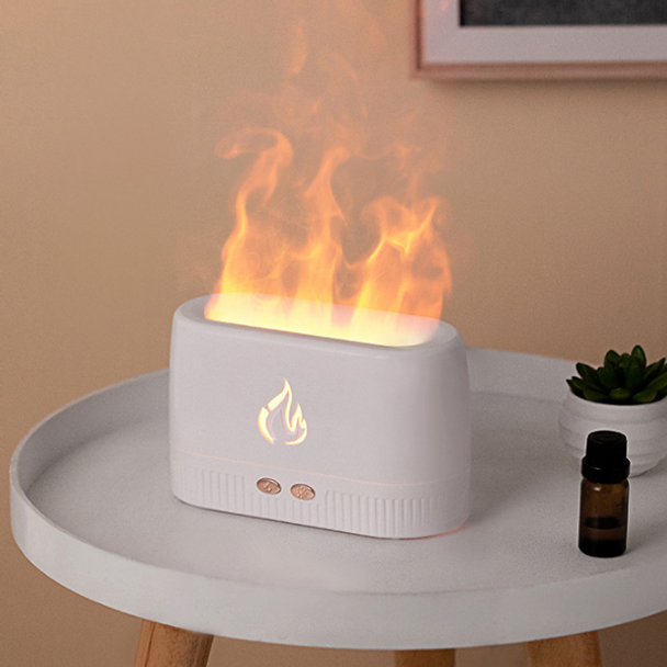 Aroma Diffuser With Flame Light