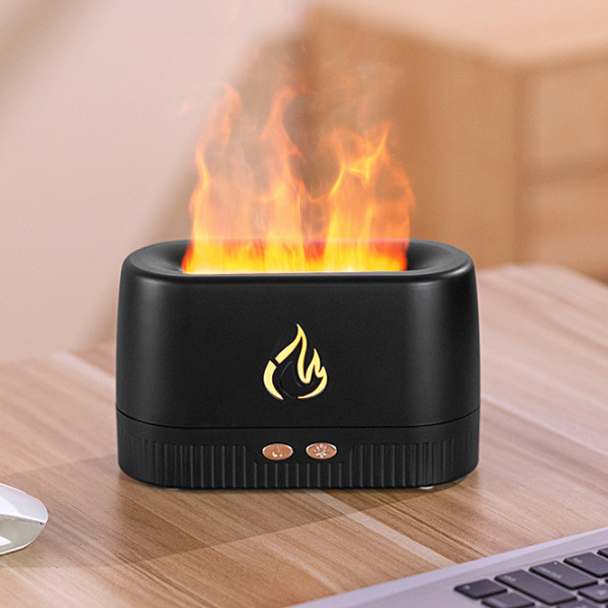 Aroma Diffuser With Flame Light