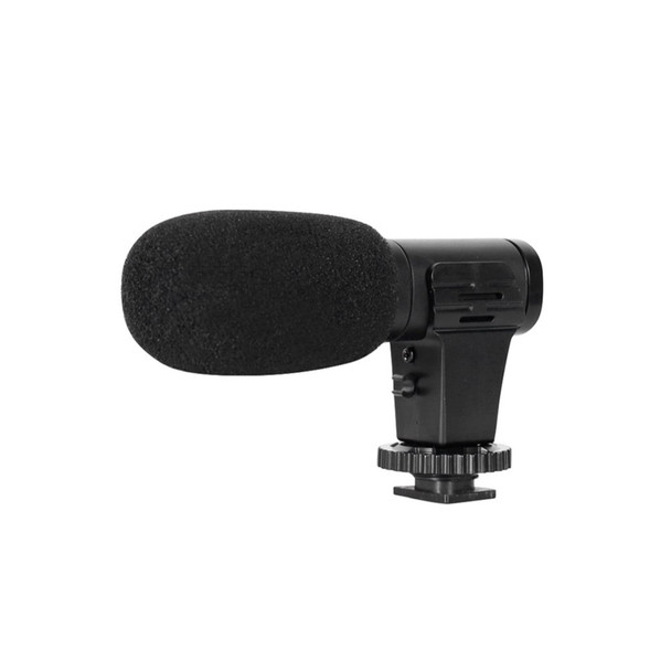 3.5mm External Stereo Condenser Microphone for DSLR Camera Vlog Interview Video Recording Microphone