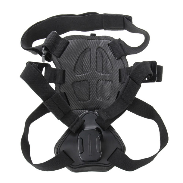 PULUZ PU156 Hound Dog Fetch Harness Adjustable Chest Strap Mount for GoPro HERO Cameras - Black