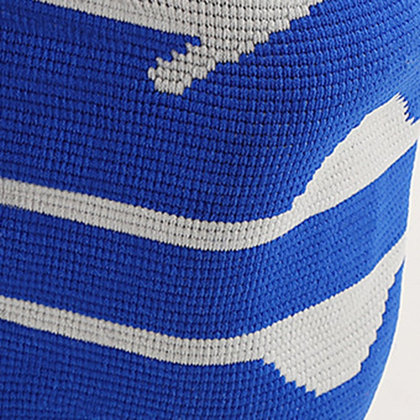 KYNCILOR AB058 Breathable Knee Support Brace Silicone Kneecap for Running Riding Basketball 1/Pc Elastic Knitted Knee Protective Pads - Sapphire/L