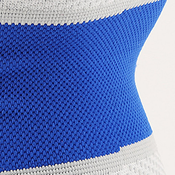 KYNCILOR AB058 Breathable Knee Support Brace Silicone Kneecap for Running Riding Basketball 1/Pc Elastic Knitted Knee Protective Pads - Sapphire/L