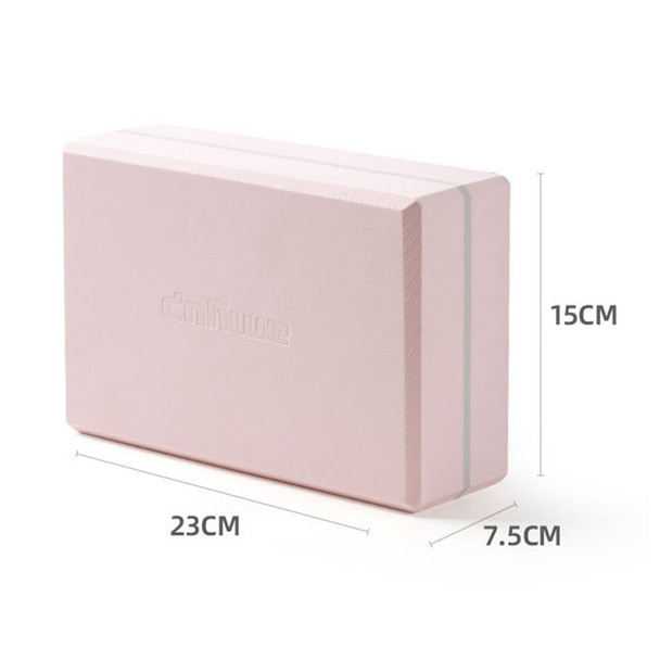 AMYUP Yoga Block Fitness Equipment EVA Foam Stretching Brick for Exercise Workout - Pink