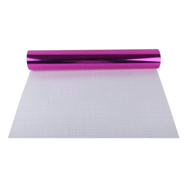 1.52m  0.5m Electroplating Car Auto Body Decals Sticker Self-Adhesive Side Truck Vinyl Graphics(Magenta)