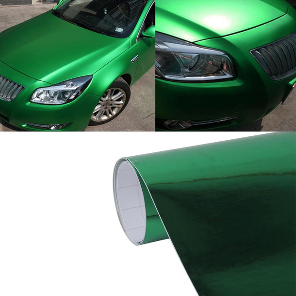 1.52m  0.5m Electroplating Car Auto Body Decals Sticker Self-Adhesive Side Truck Vinyl Graphics(Green)