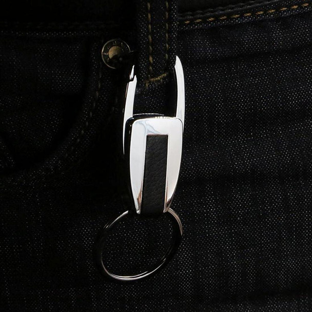 Single Ring Metal Leather Key Chain Metal Car Key Ring Multi-functional Tool Key Holder Key Chains Rings Holder - Car Key Rings