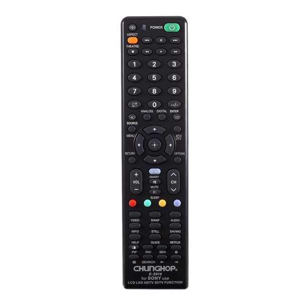 CHUNGHOP E-S916 Remote Control Universal for Sony LED TV LCD TV HDTV 3DTV