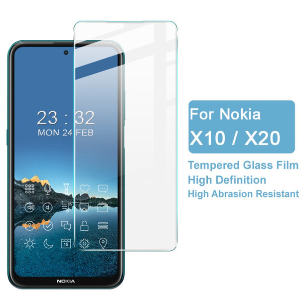 IMAK H Series Shatter-Proof Ultra Clear Screen Protector Tempered Glass Film for Nokia X10/X20