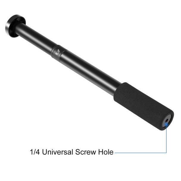 PULUZ 1/4'' Screw Aluminum Alloy Handheld Adjustable Tripod Mount Monopod Extension Central Shaft Rod