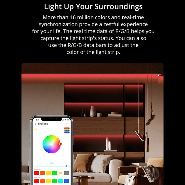 SONOFF L2 5m Smart RGB LED Light Strip Waterproof Decorative Light with Remote Control