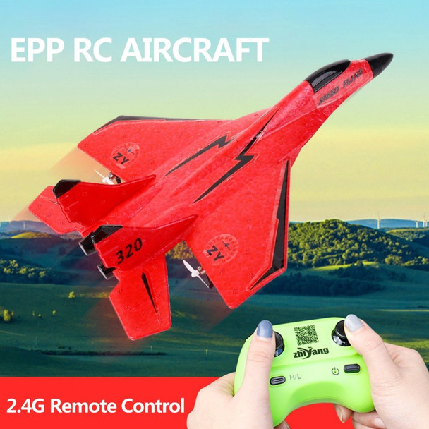 RC Airplane Remote Control Airplane 2.4GHz EPP Foam Mini Glider Outdoor Aerial Flying Toy with Light