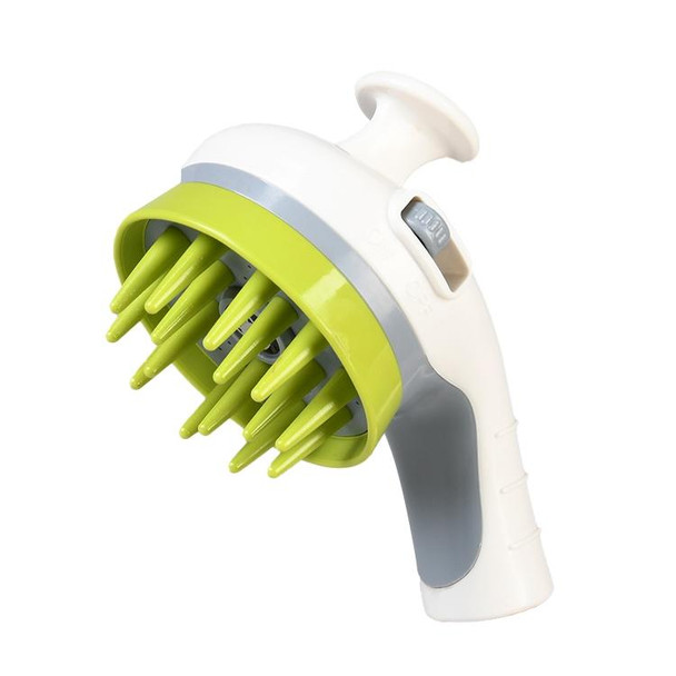 Pet Shower Shower Brush with Non-slip Handle Nozzle(White)