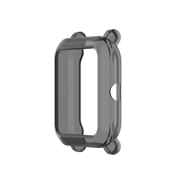 Amazfit Bip Lite Version 1S / Bip S Transparent TPU Watch Protective Case(Transparent Black)