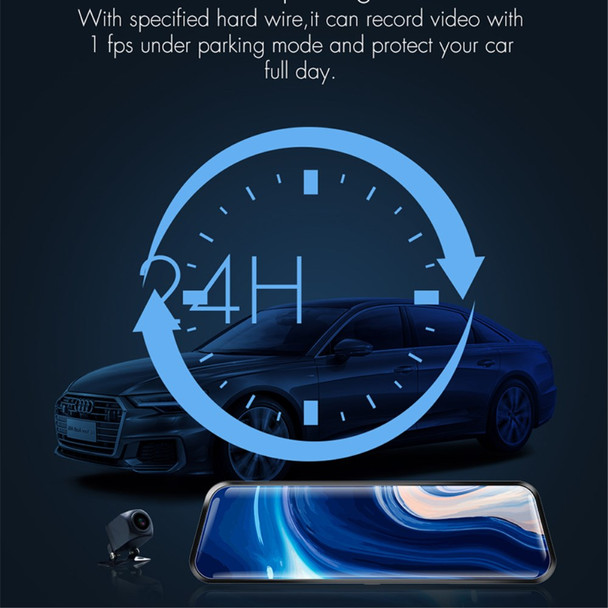ANYTEK A46 Full HD 1080P Car DVR Dash Cam 9.66 inch Dual Camera Night Vision G-sensor Driving Recorder