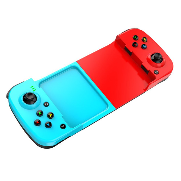 D3 Stretchable Wireless Controller for Nintendo Switch, PS4 Left  /  Right Joystick Bluetooth Gamepad with Receiver Portable Game Handle (Universal Version) - Red  /  Blue
