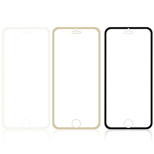 0.3mm Full Coverage Tempered Glass Screen Film for iPhone 6 (4.7 inch) / 6s Arc Edge - Black