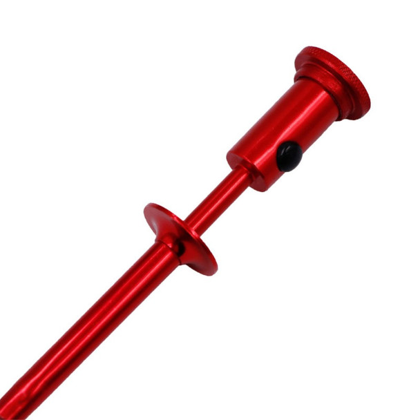 LED Light Telescopic Flexible Pick Up Tool Magnetic Long Spring Grip Clamp Pickup Tool - Red