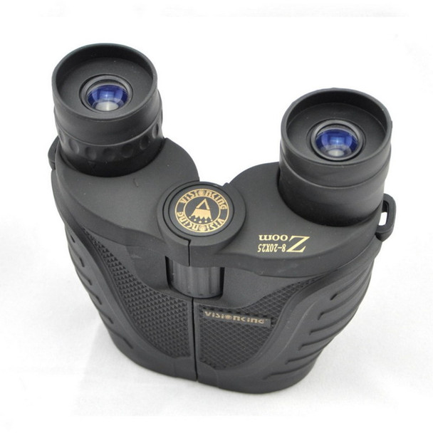 VISIONKING 8-20X25S 8-20X25 Zoom HD Binoculars Blue Film Coated Telescope for Traveling / Hunting / Camping