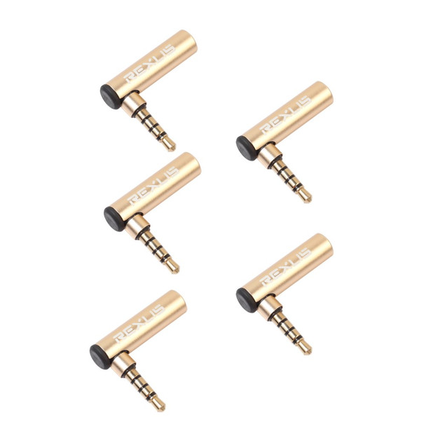 3.5mm Male to Female 90 Degree Right Angle Audio Adapter for Microphone Jack Stereo Connector