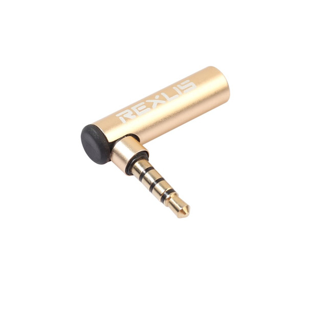 3.5mm Male to Female 90 Degree Right Angle Audio Adapter for Microphone Jack Stereo Connector