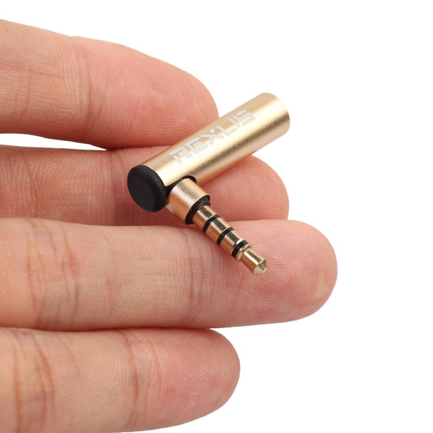 3.5mm Male to Female 90 Degree Right Angle Audio Adapter for Microphone Jack Stereo Connector