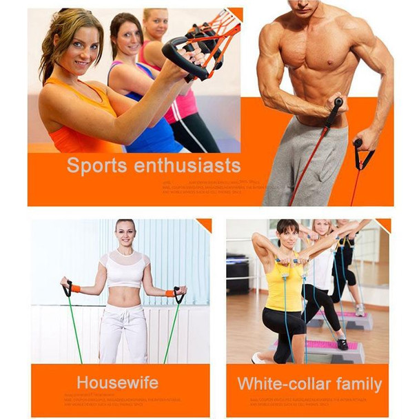 Fitness Exercise Resistance Bands Stretch Elastic Rope Workout Yoga Rally Muscle Training Exercise Rope, Size:5*8*1200mm, Random Color Delivery