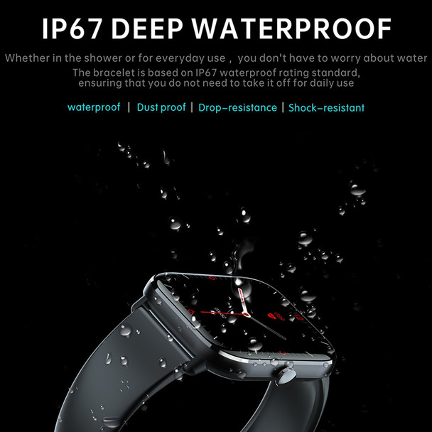 MX15 Smart Watch Bluetooth Waterproof Sports Bracelet Multi-functional Health Monitoring Smart Watch Band - Pink