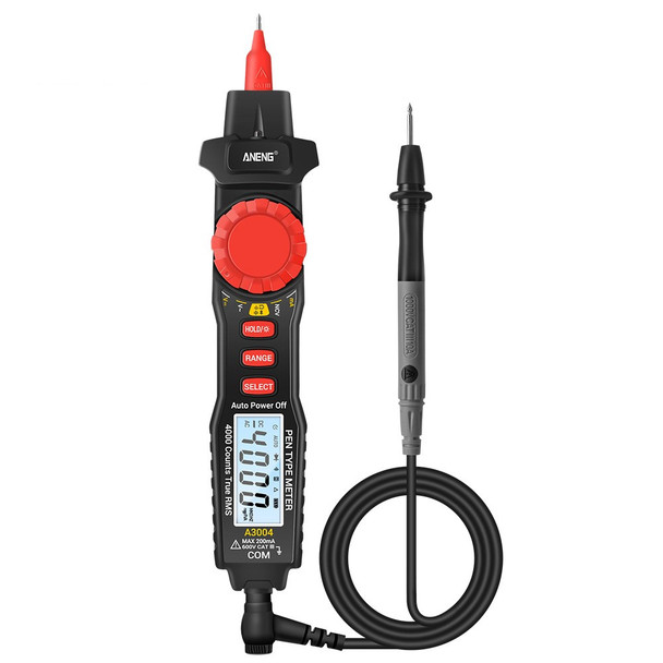 ANENG A3004 Multimeter Pen Meter 4000 Counts Non Contact AC/DC Voltage Resistance Capacitance Diode Continuity Tester