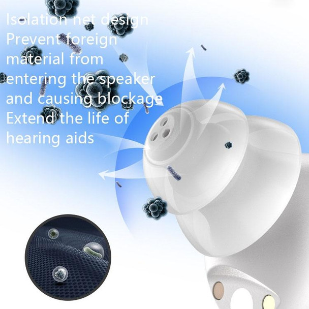 Old People Voice Amplifier Sound Collector Hearing Aid(Black )