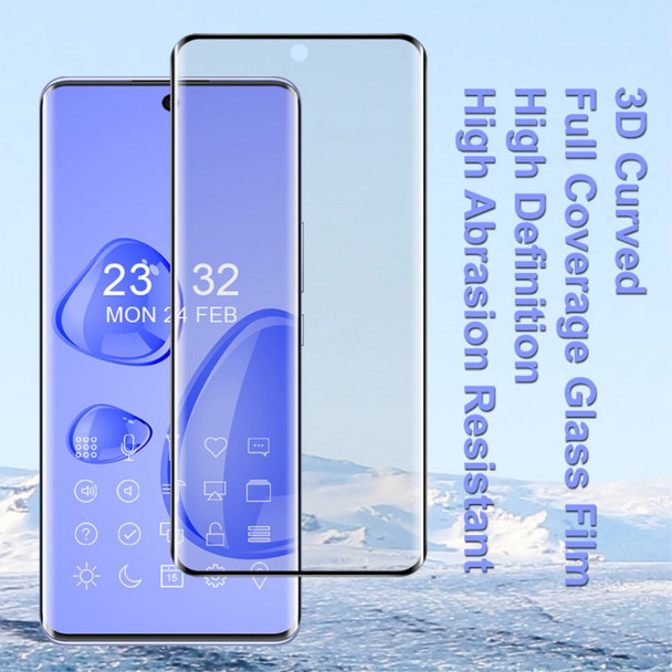 IMAK 3D Curved Side Glue AGC Glass Full Screen Protector Ultra Clear Tempered Glass Protective Film for Huawei nova 9
